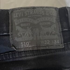 Levi's Men's Black Skinny Jeans